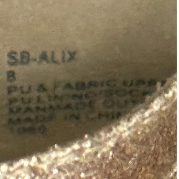 Betsey Johnson SB-ALIX Gold Glitter Mesh Heels Ankle Booties Size 8 - Picture 10 of 10